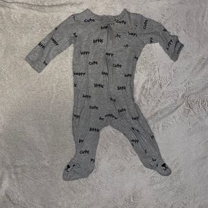 Pajama onesie zipper footsie’s